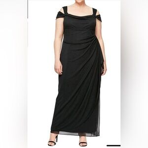 Alex Evenings - 432156 Scoop Neck Long Sheath Dress